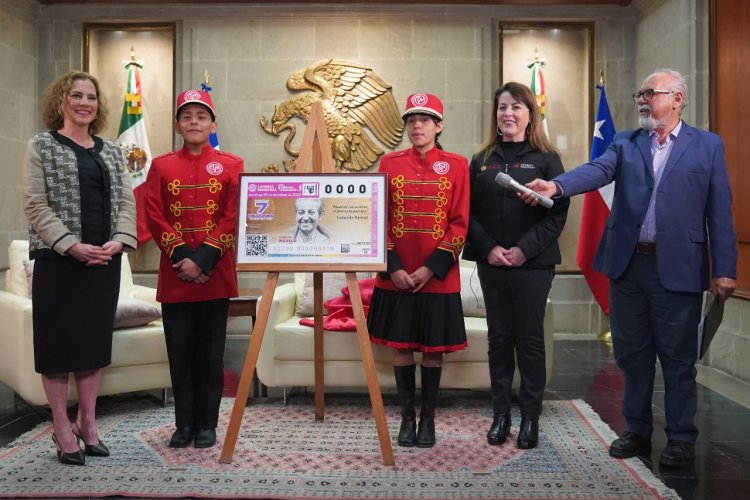 Gobierno de México celebra con billete de lotería a la escritora chilena Gabriela Mistral