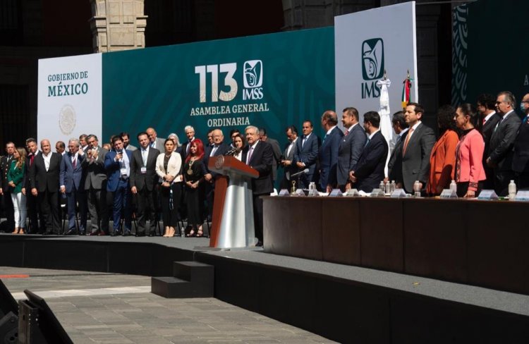 Asistió el gobernador a la 113 Asamblea del IMSS