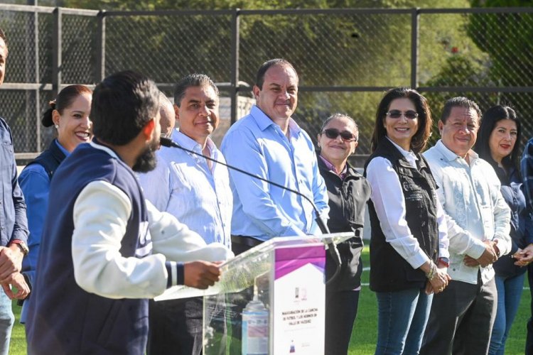 Entregó Cuauhtémoc Blanco obras varias en municipios
