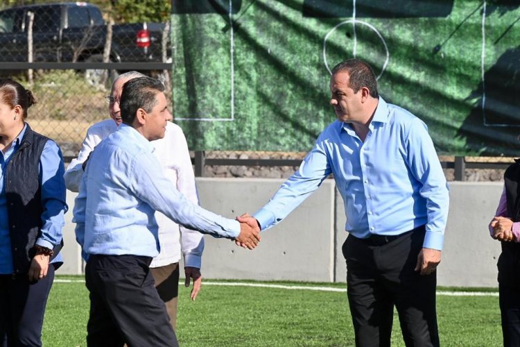 Entregó Cuauhtémoc Blanco obras varias en municipios