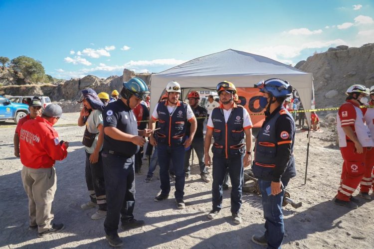 Tragedia en una mina; derrumbe dejó sepultados a 2 trabajadores