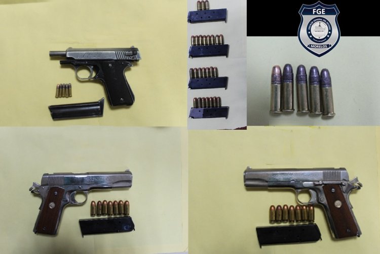 Cuatro hombres y una mujer, detenidos por la AIC durante un cateo en Cuautla