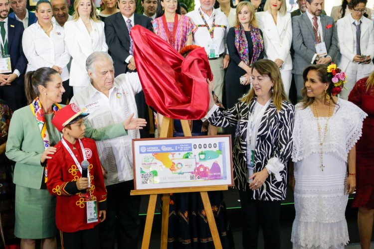 Lotería Nacional promueve en billete el Tianguis Turístico México CDMX 2023
