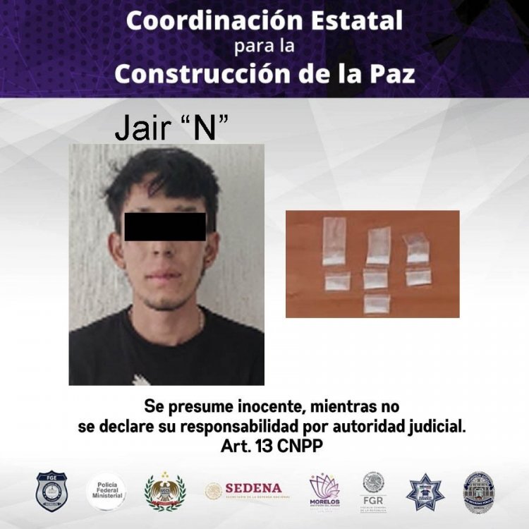 Por traer presunta droga, cayeron 3 jóvenes en Cuautla y Jiutepec