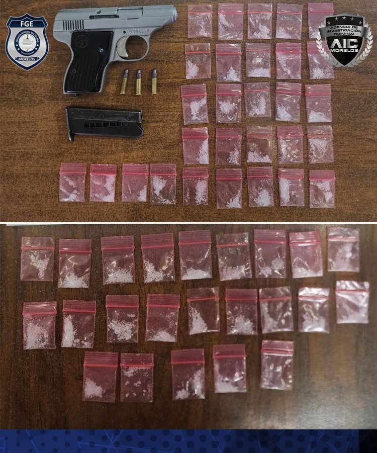 Cayeron ¨La Zorra¨ y ¨El Vacuni¨ con 52 presuntas dosis de la droga cristal