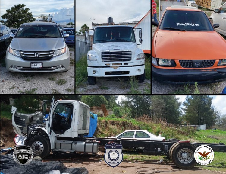 Recuperan en un terreno vehículos robados y usados por la delincuencia