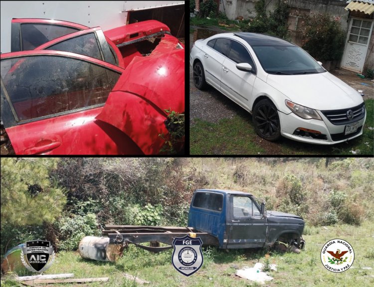 Recuperan en un terreno vehículos robados y usados por la delincuencia