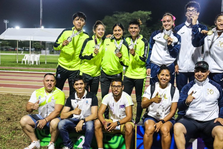 Selección morelense de Atletismo se estrena con plata y bronce  en Nacionales Conade 2023