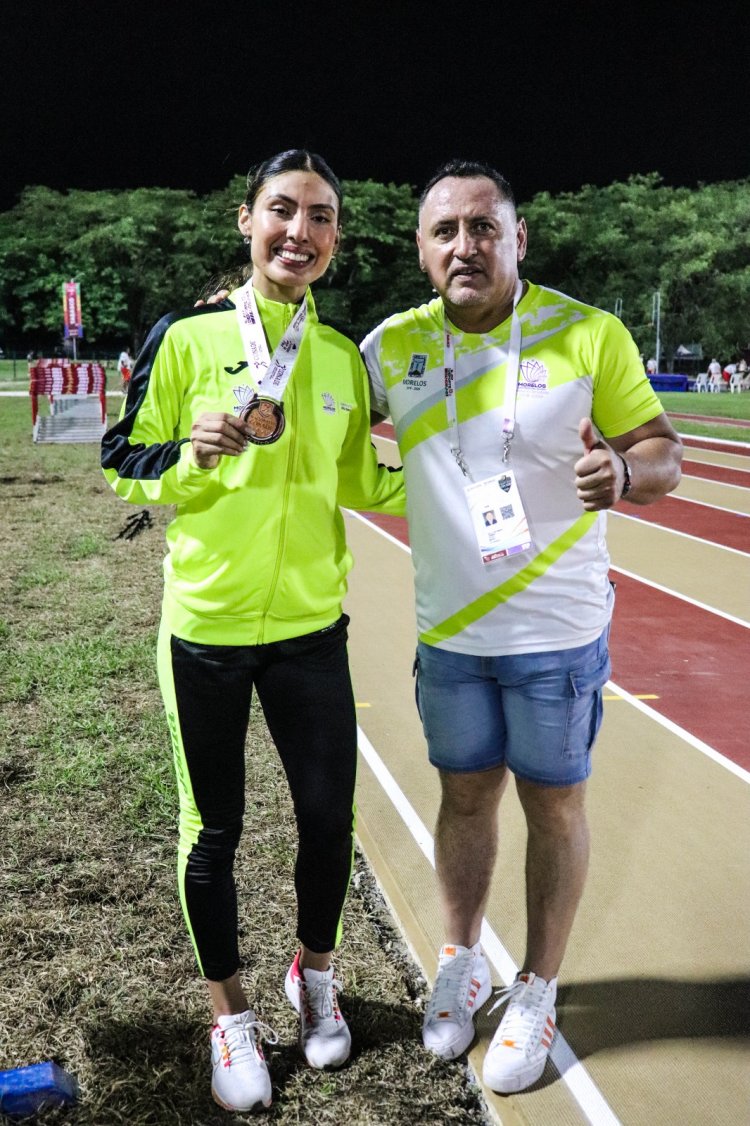 Selección morelense de Atletismo se estrena con plata y bronce  en Nacionales Conade 2023