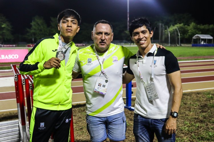 Selección morelense de Atletismo se estrena con plata y bronce  en Nacionales Conade 2023