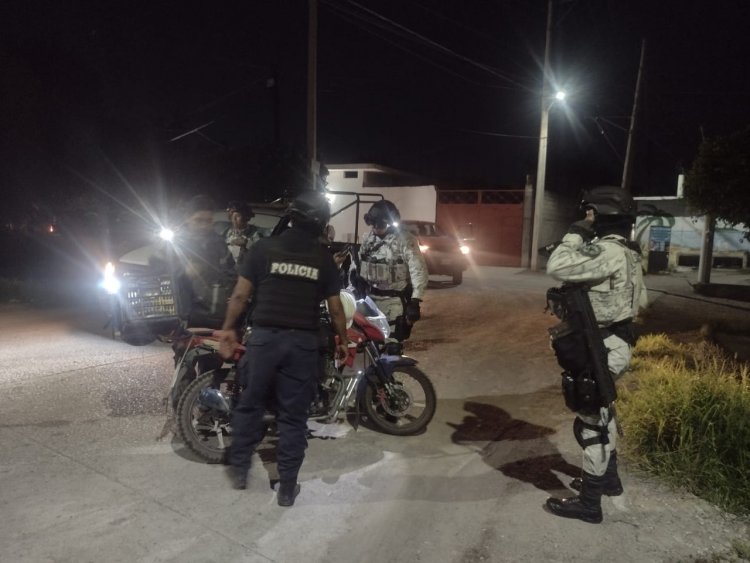 Despliegan operativo mixto conjunto en Tlaquiltenango