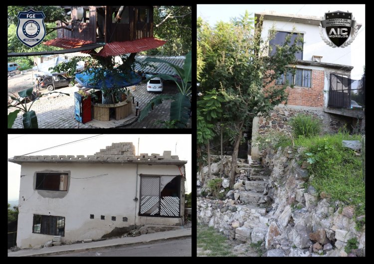 Varios detenidos con armas, drogas y vehículos, durante cateo en Jiutepec