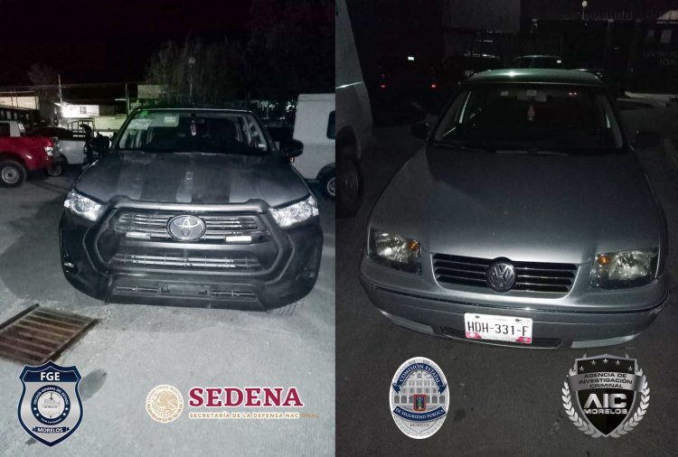 En operativo conjunto, atrapan a tres con droga cargadores y 90 cartuchos