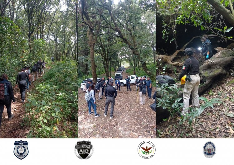 En una cueva de Huitzilac, localizaron restos humanos