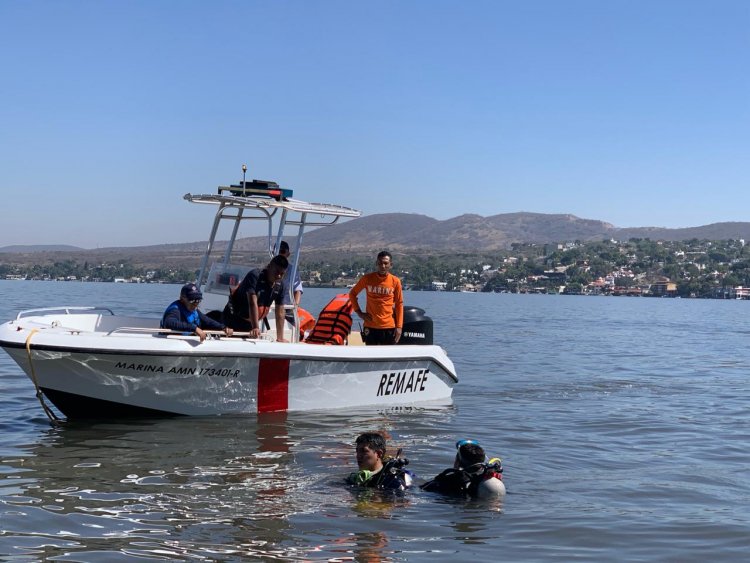 Rescataron cuerpo de paseante que cayó al Lago de Tequesquitengo