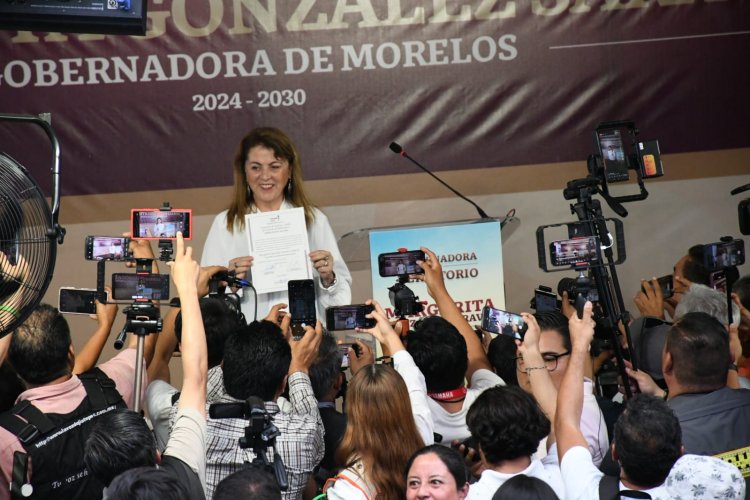 Margarita es formalmente la gobernadora electa de Morelos