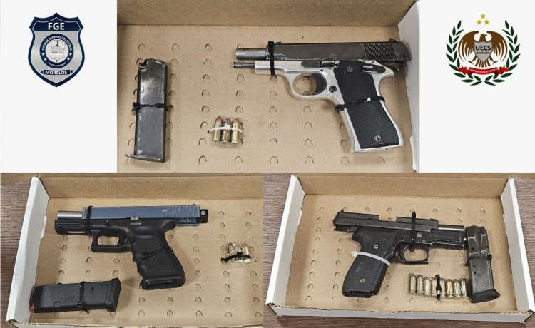 Fuerzas estatales y federales atraparon a presuntos extorsionadores de peligro