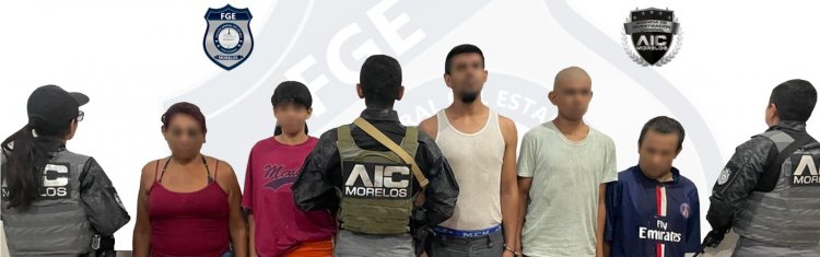 En cateo en Jojutla, detienen a dos mujeres y tres hombres con droga