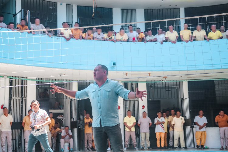 Lleva INDEM actividades deportivas a Centro de Reinserción Social Jojutla