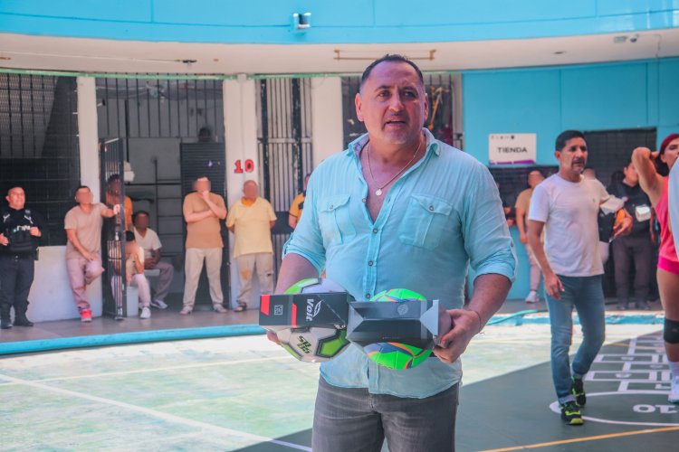 Lleva INDEM actividades deportivas a Centro de Reinserción Social Jojutla