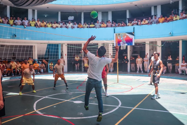 Lleva INDEM actividades deportivas a Centro de Reinserción Social Jojutla