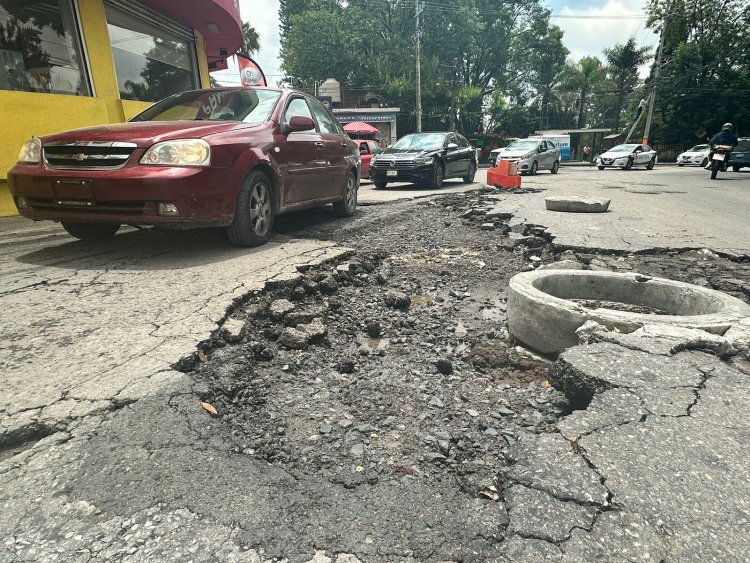 Echan en cara al Ayto. de Cuernavaca pésimas obras de pavimentación