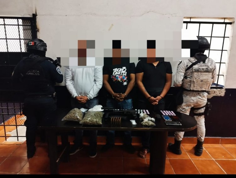 Propinaron golpe a tres supuestos  miembros del crimen organizado