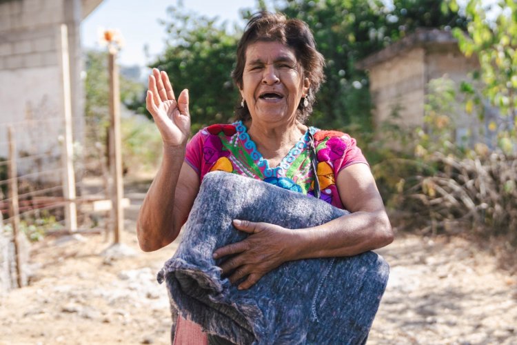 En diciembre, distribuyeron  4,500 cobijas en el estado