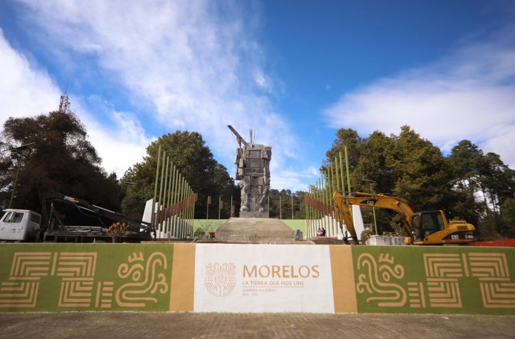 Se prepara nueva imagen en  la entrada Norte a Morelos