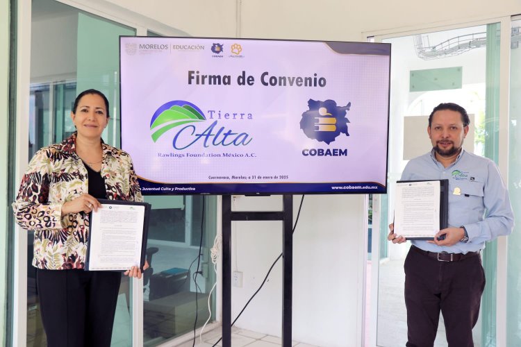 Convenio del Cobaem y fundación  para programas en pro de alumnos