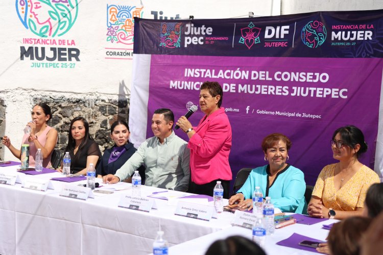 Instala Jiutepec primer Consejo Municipal de Mujeres en Morelos