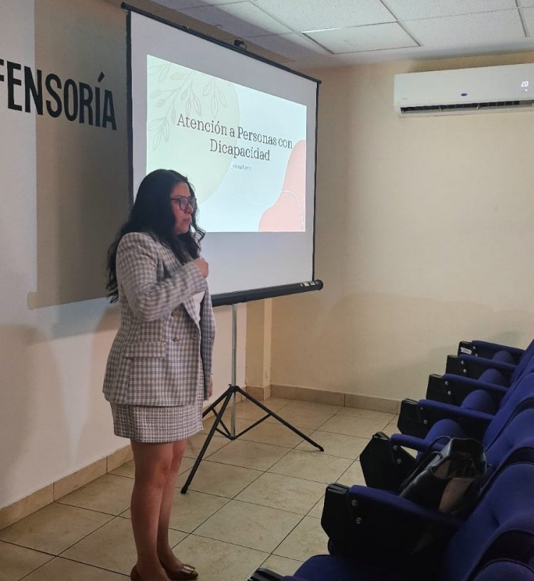 Se fortalece aquí la capacitación  materia de la defensoría pública