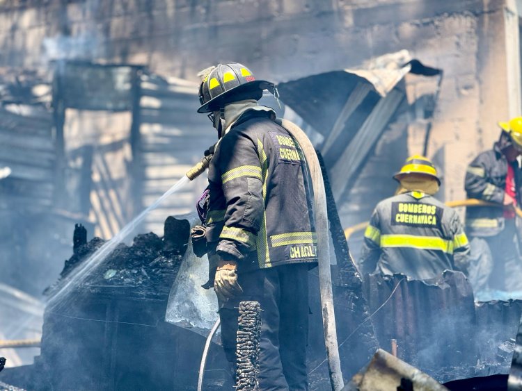 Respuesta inmediata de PC de Jiutepec ante incendio