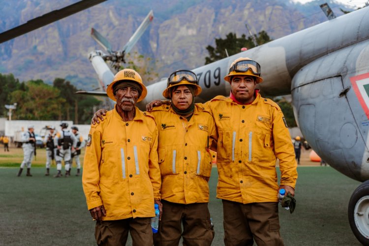 Incendio en Tepoztlán, 70% extinguido, 90% controlado