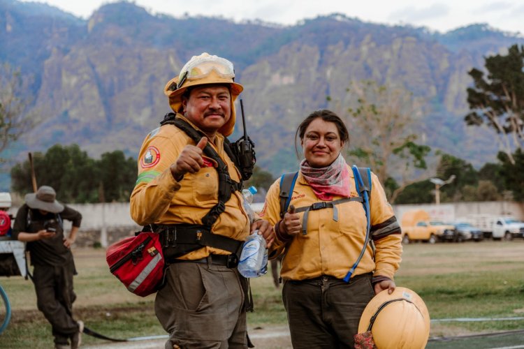 Incendio en Tepoztlán, 70% extinguido, 90% controlado
