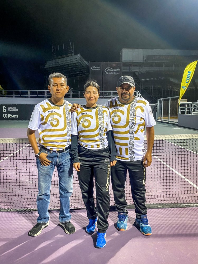 Participan Leonardo Montellano y Ander Gómez por Morelos en nacional de tenis