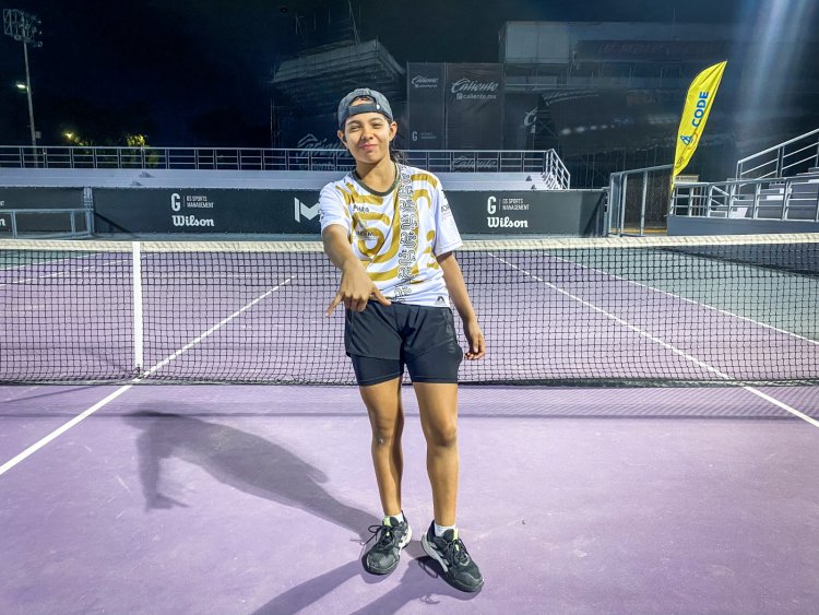 Participan Leonardo Montellano y Ander Gómez por Morelos en nacional de tenis