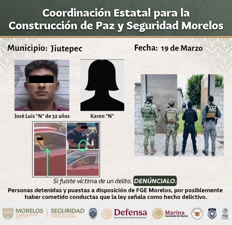 Peligrosos generadores de violencia  han sido capturados recientemente