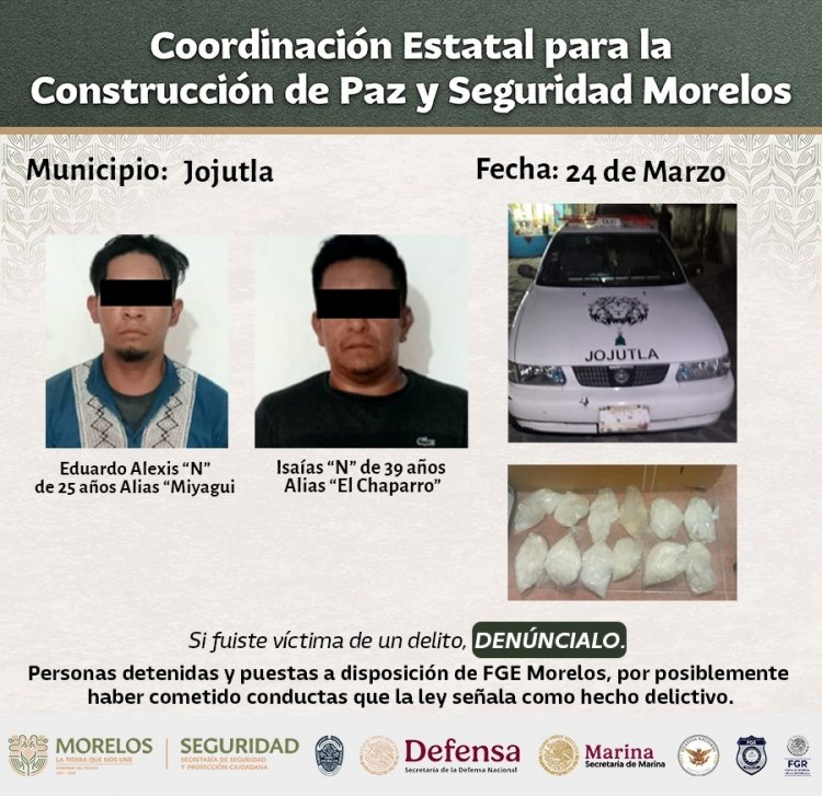 Peligrosos generadores de violencia  han sido capturados recientemente