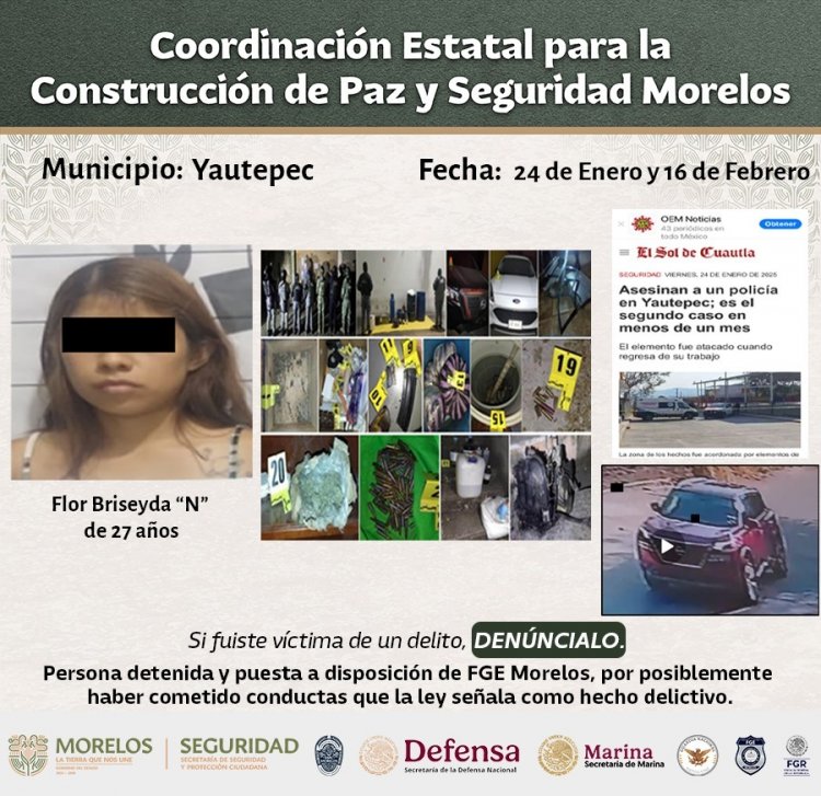 Peligrosos generadores de violencia  han sido capturados recientemente