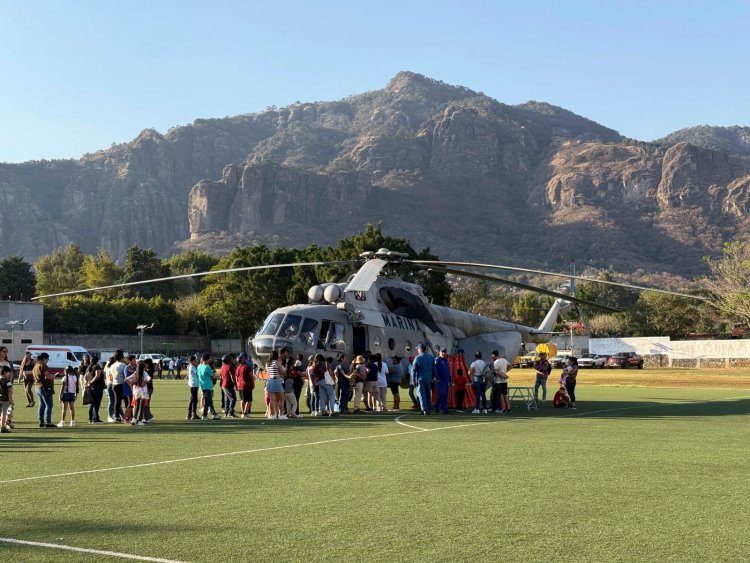 Dan merecido reconocimiento a los combatientes de incendio en Tepoz
