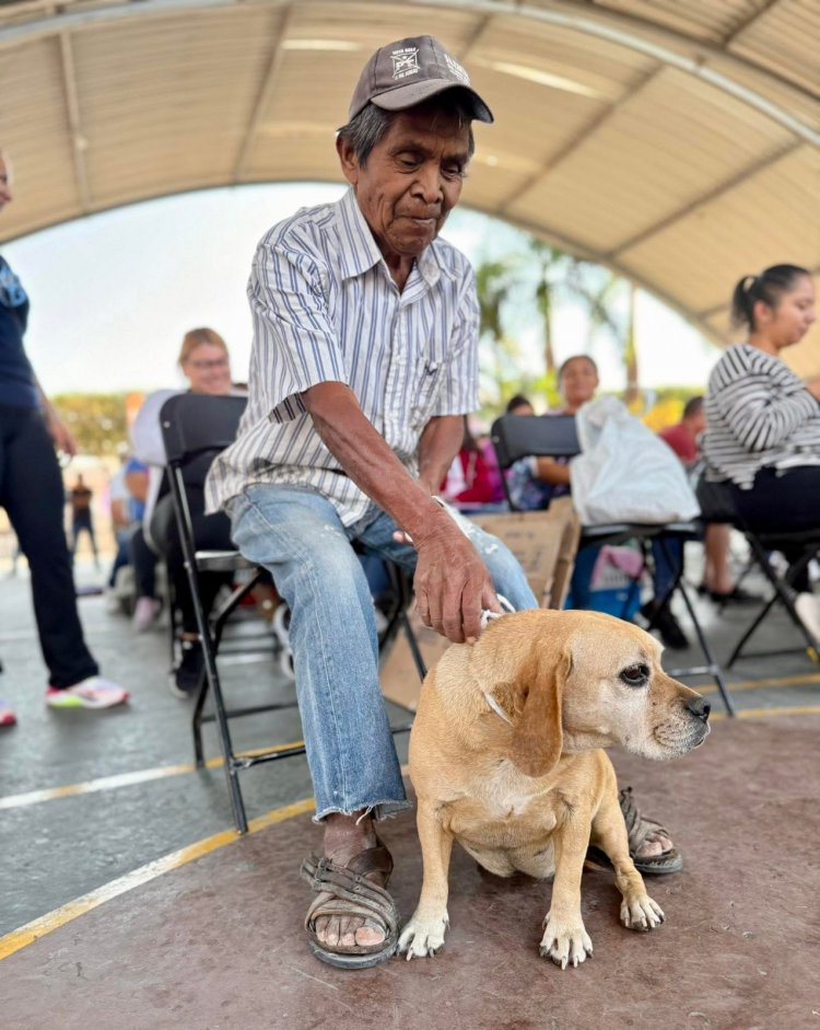 Se vivió exitosa jornada de registro  de mascotas en poblado de Acatilipa