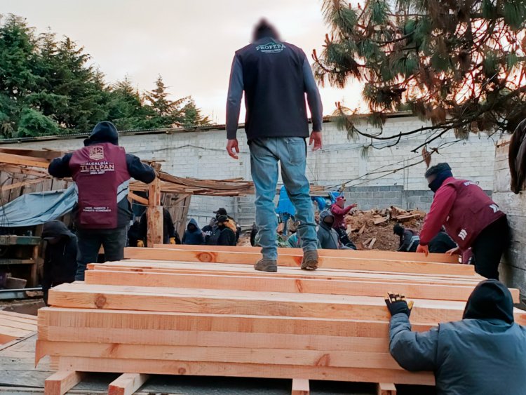 Aserradero clandestino en Huitzilac, clausurado