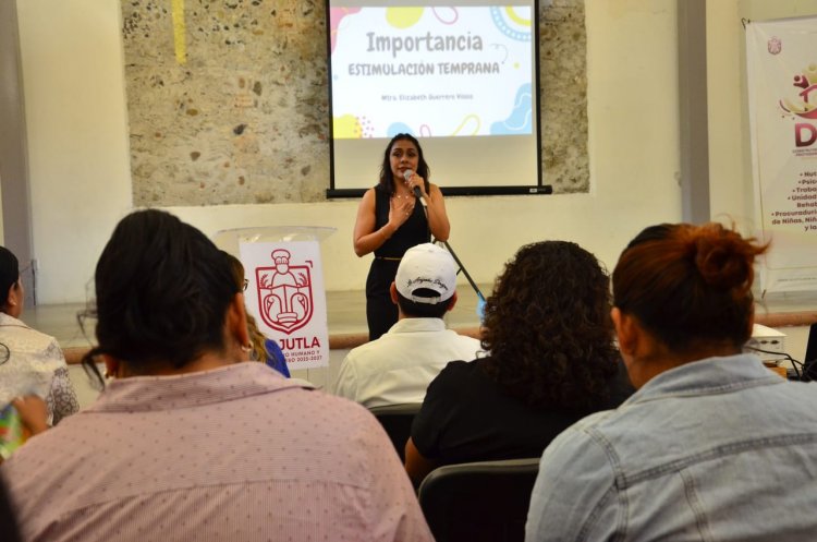 DIF Jojutla impartió taller de estimulación temprana