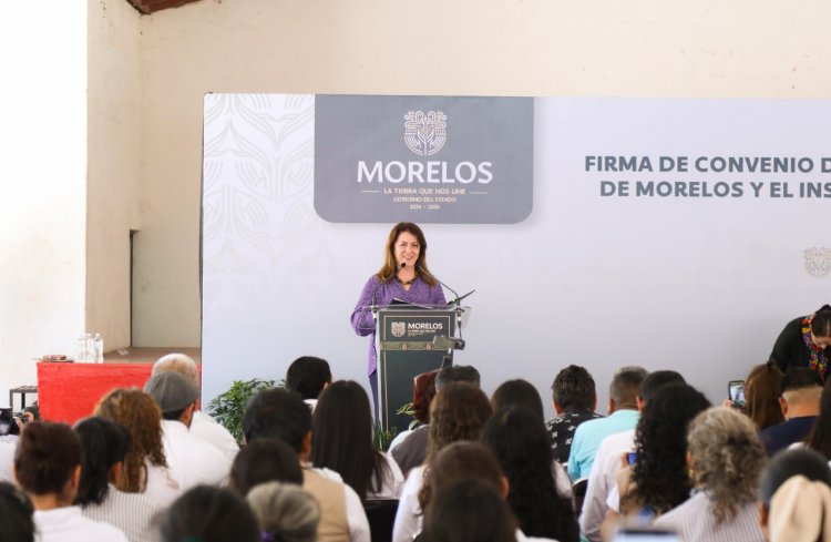 Acuerdan Morelos e INEA atacar el rezago en cuanto a alfabetización