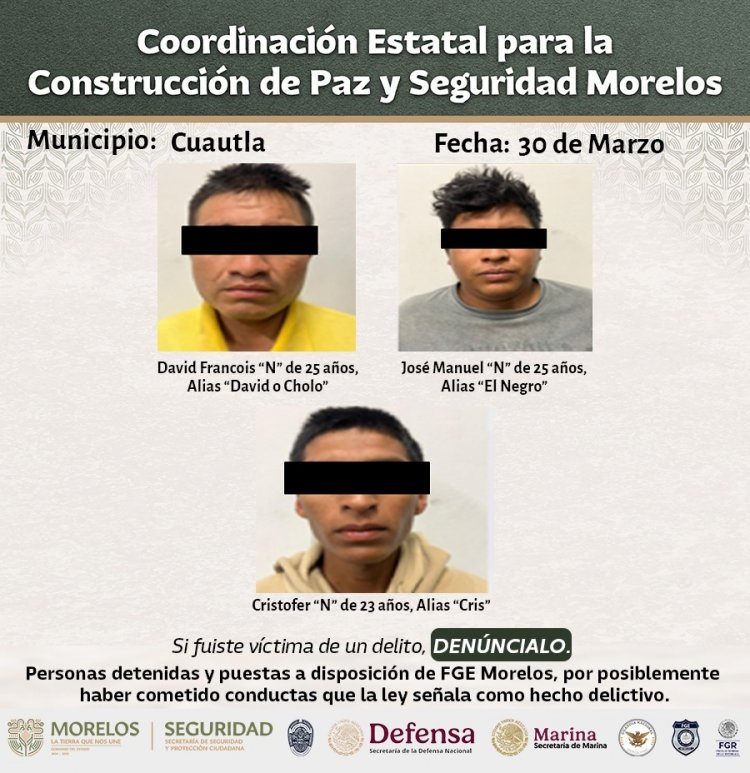 Muy fuertes golpes recientes  a la delincuencia organizada