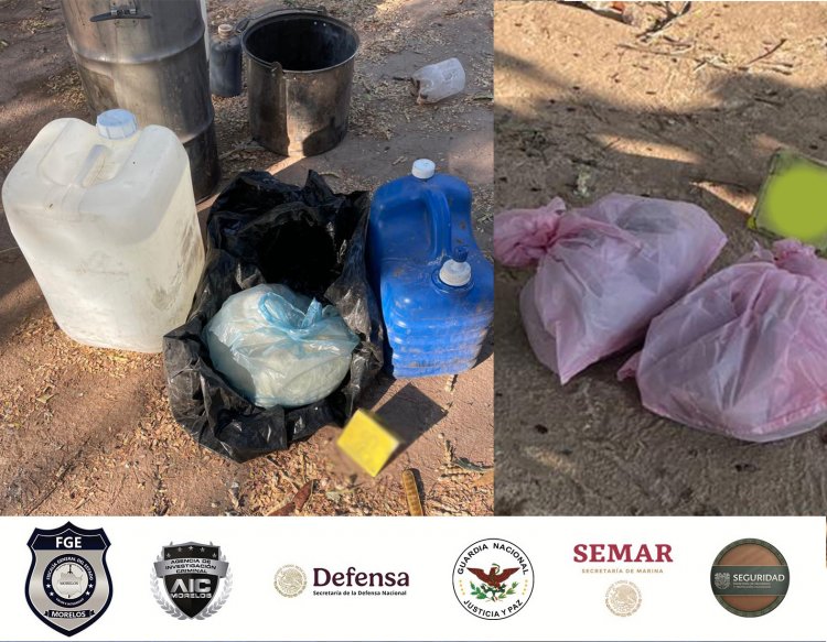 Hallan en Tlaquiltenango un  posible laboratorio de drogas