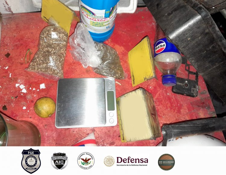 Hallan droga durante cateo mixto en Jojutla