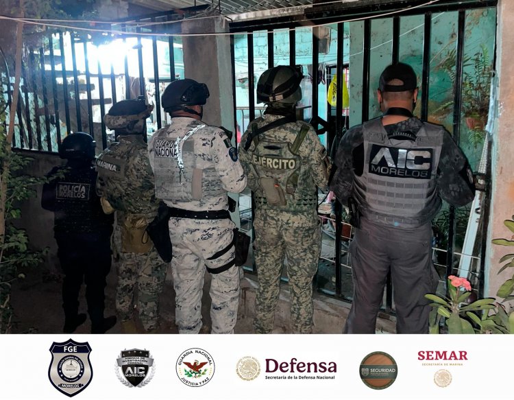 Envoltorios con droga, decomisados al realizar cateo en Cuautla; un detenido