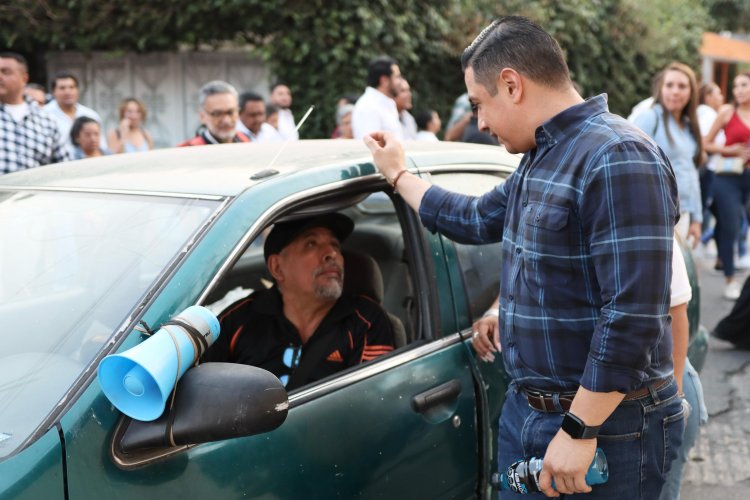 El alcalde Eder Rodríguez realizó una marcha exploratoria